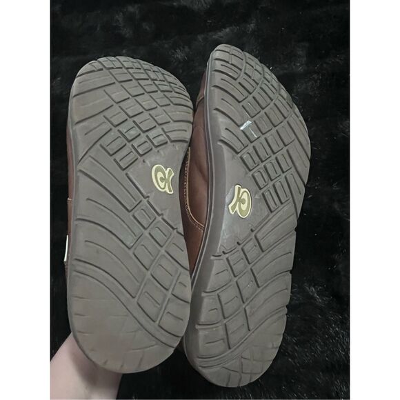 Mens 11 44 Lems Nine2Five Mocha Brown Leather Oxford Cap Toe Casual Shoes - Picture 6 of 6